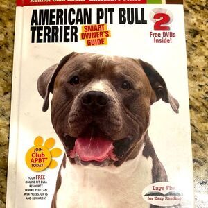 American pit bull terrier smart owner’s guide  book and 2 DVDs